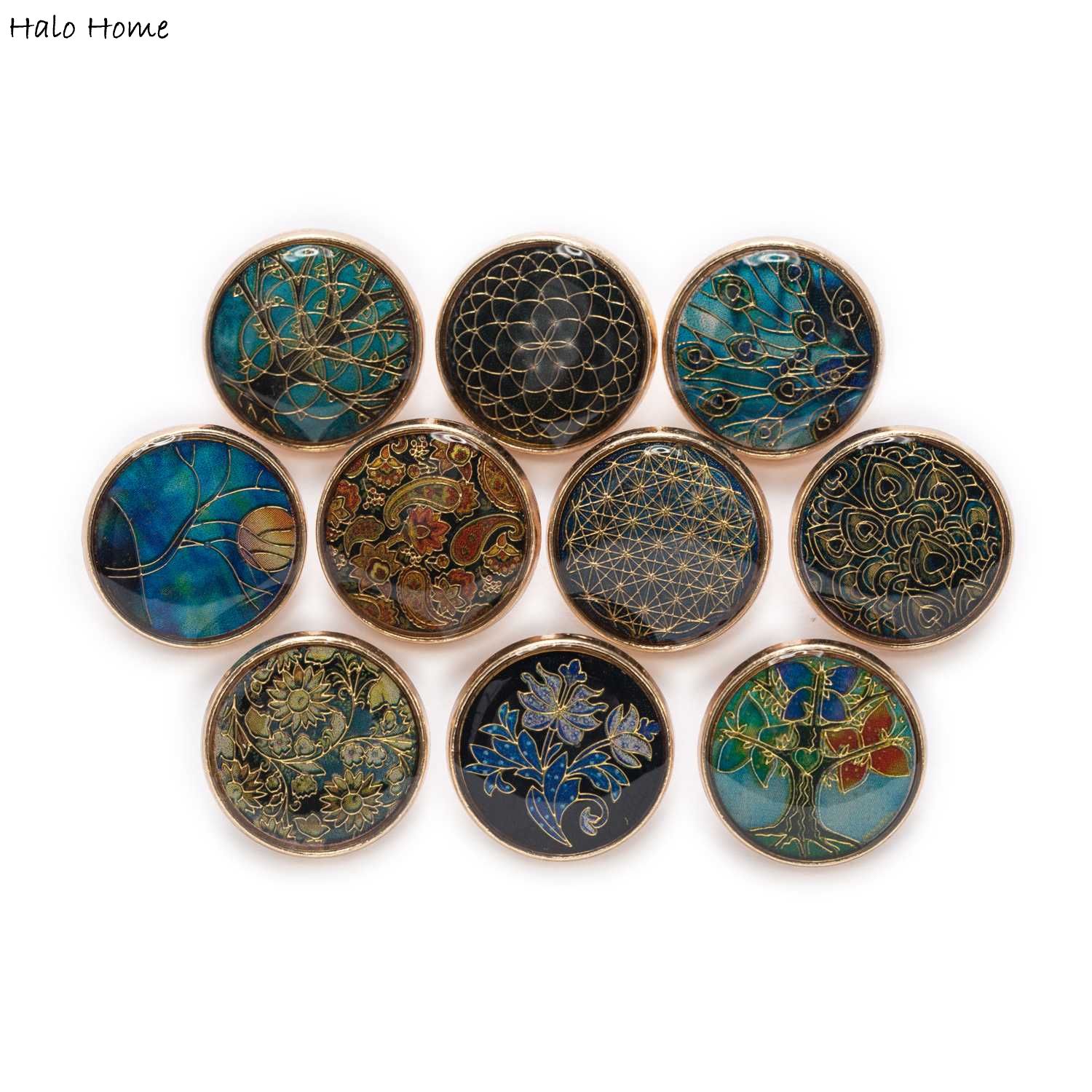 Embellishments For Scrapbooking - 5 pçs retro tempo gem ouro
