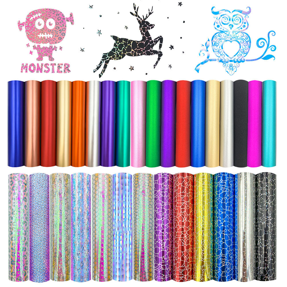 Glitter Vinyl Roll - Filme Adesivo Holográfico com Glitter para