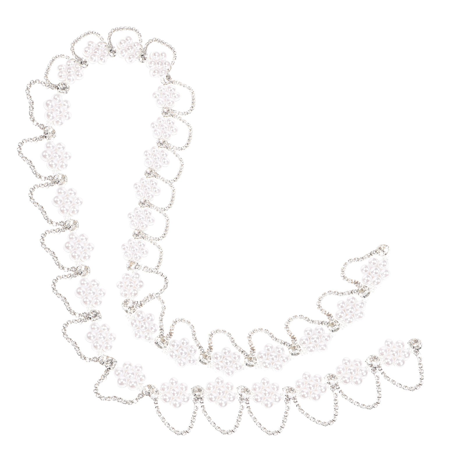 Craft Embellishments - Fita Decorativa Premium com Pérolas e