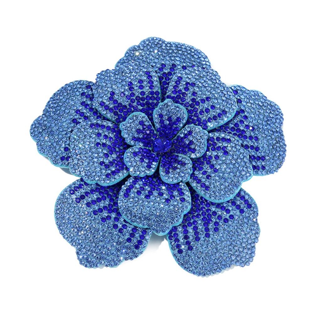Sew On Rhinestone - Apliques de Flor Camélia Tridimensionais com