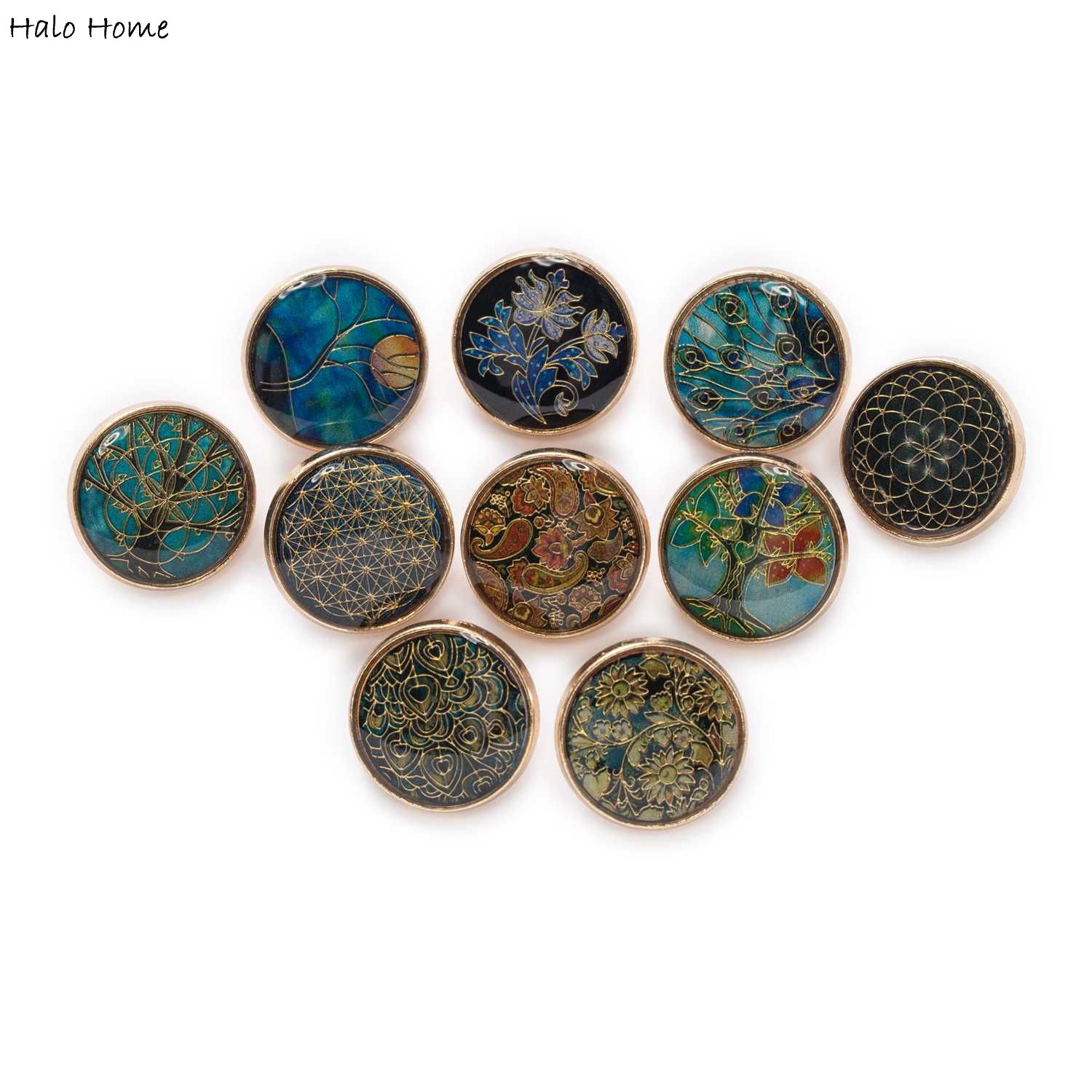 5 pçs retro tempo gem ouro des - Embellishments For Scrapbooking avaliação e preço