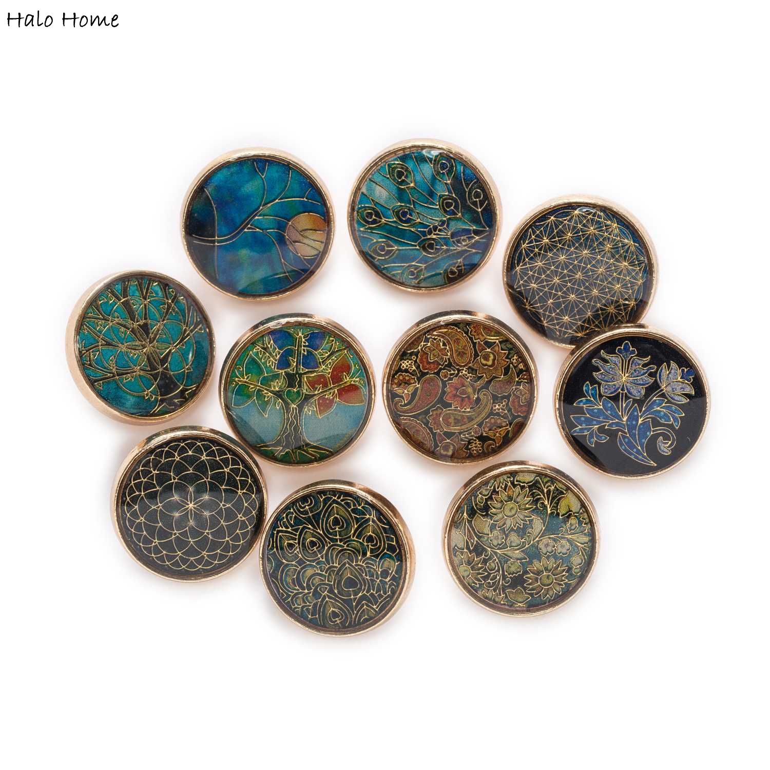 5 pçs retro tempo gem ouro des - Embellishments For Scrapbooking avaliação e preço