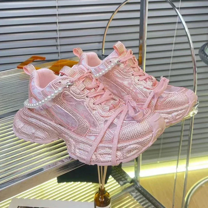 Tênis de Alta Qualidade para M - Crystal Mesh Fabric avaliação e preço