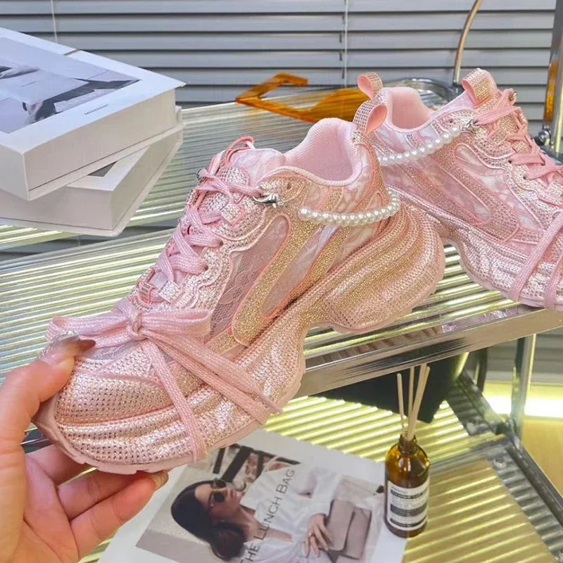 Tênis de Alta Qualidade para M - Crystal Mesh Fabric avaliação e preço