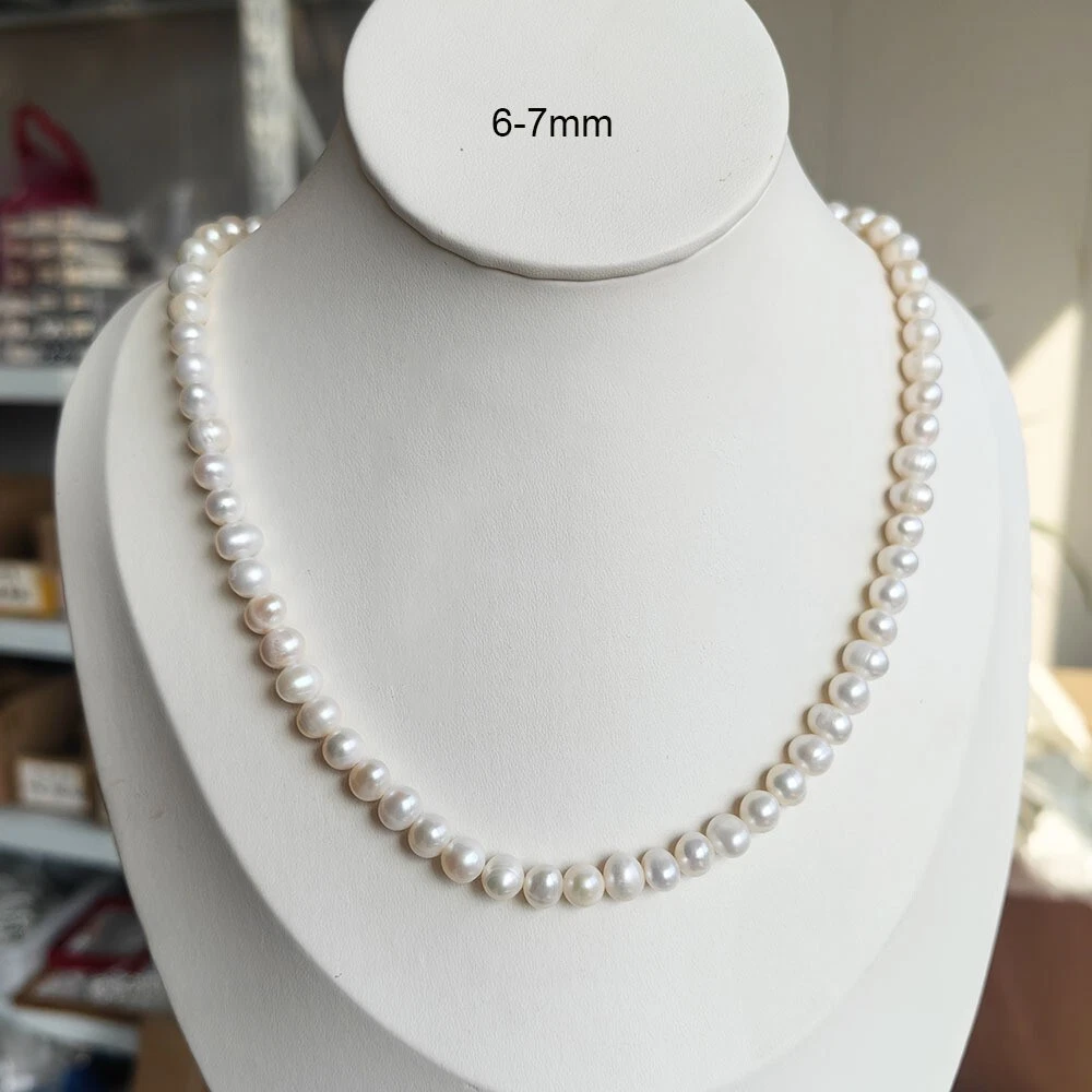 Colar de Pérolas Naturais Akoy - Pearl Trim Chain avaliação e preço