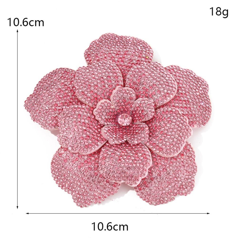 Apliques de Flor Camélia Tridi - Sew On Rhinestone avaliação e preço