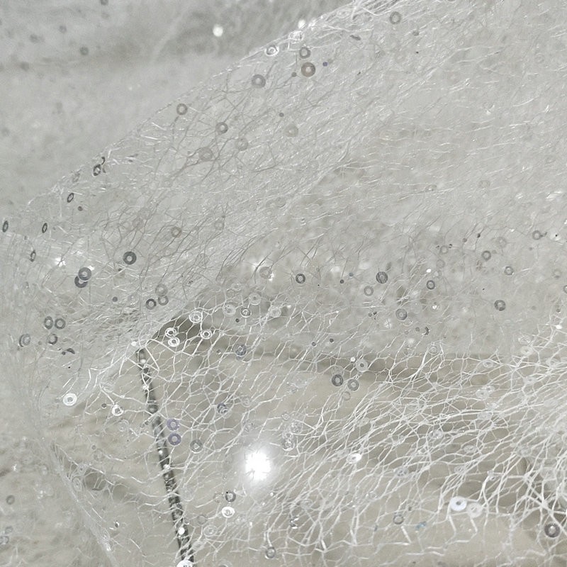 Tecido de Designer em Malha Du - Crystal Mesh Fabric avaliação e preço